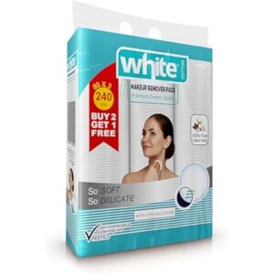 white makeup remover cotton pads 3 1 promotion 9999